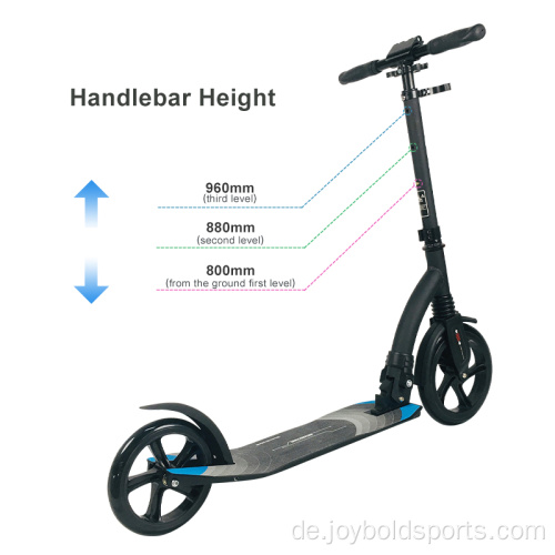 Faltbarer Big Wheel Kick Scooter mit Doppelfederung für Erwachsene